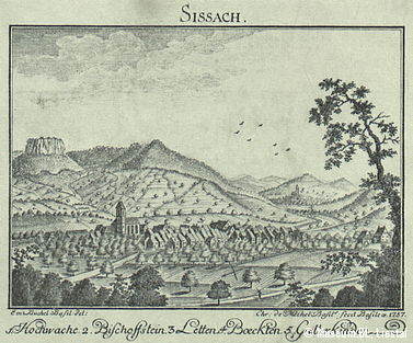 Naturraum Sissach, 18. Jahrhundert