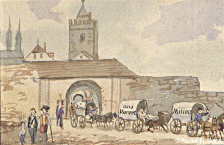 Schreckensvision für Basel-Stadt (Detail 5), 1830er-Jahre