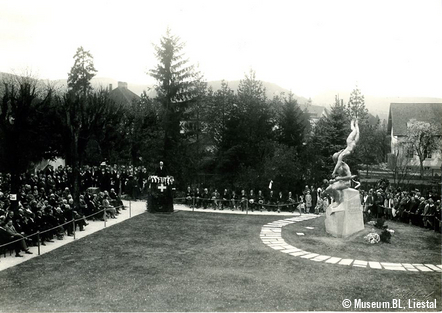 Einweihung des Spitteler-Denkmals in Liestal, 1931