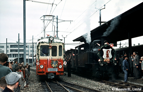 Elektrifizierungsfest Waldenburgerbahn, 1953