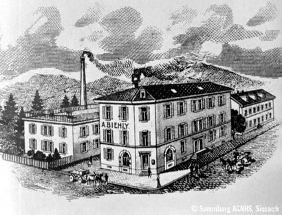 Teigwarenfabrik Biehly in Sissach, 1907