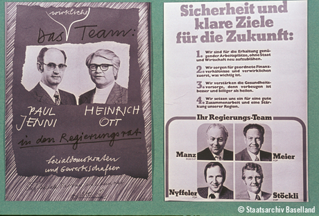 Wahlkampf für den Regierungsrat, 1975