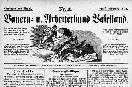 Zeitung des Bauern- und Arbeiterbundes, 1893