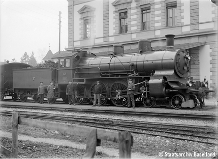 Im Bahnhof Liestal, 1918