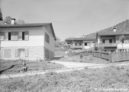 Wohnkolonie in Waldenburg, 1948