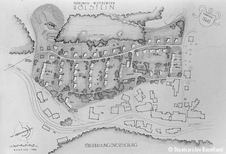 Siedlungsplan Hölstein, 1944