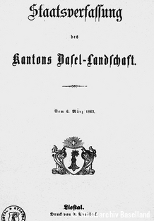 Staatsverfassung, 1863