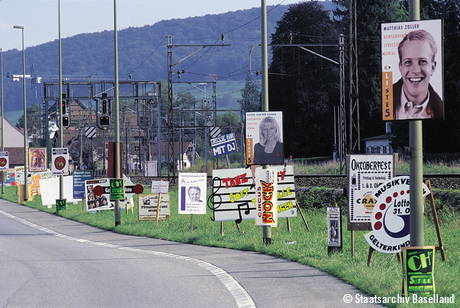 Wahlwerbung, 1990er-Jahre