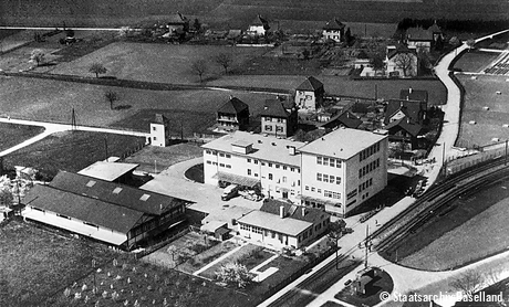 Teigwarenfabrik Dalang in Muttenz, um 1947