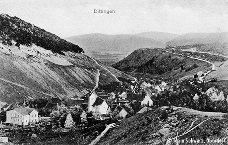 Dittingen, um 1900